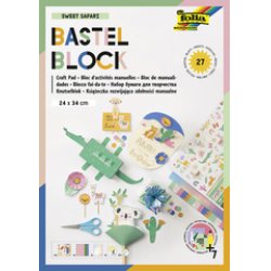 folia Bloc d'activités manuelles "Sweet Safari", 240 x 340mm