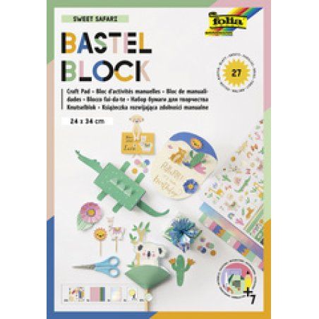 folia Bloc d'activités manuelles "Glitter Everywhere"