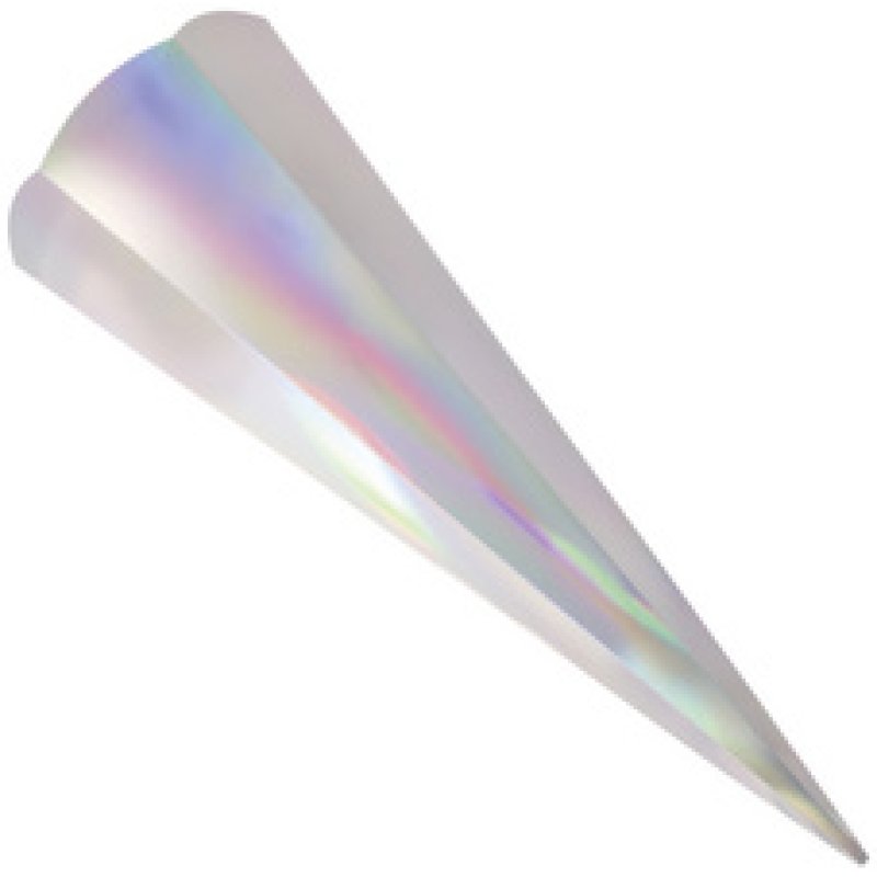 folia Metallic-Schultüten-Zuschnitt, 6-eckig, irisierend