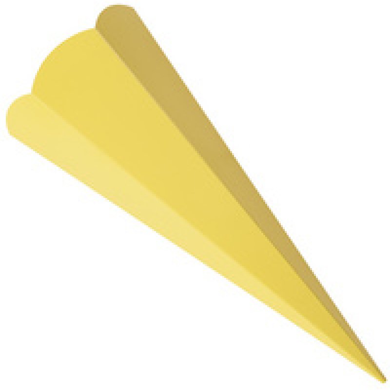 folia Schultüten-Zuschnitt, 6-eckig, 680 mm, pink