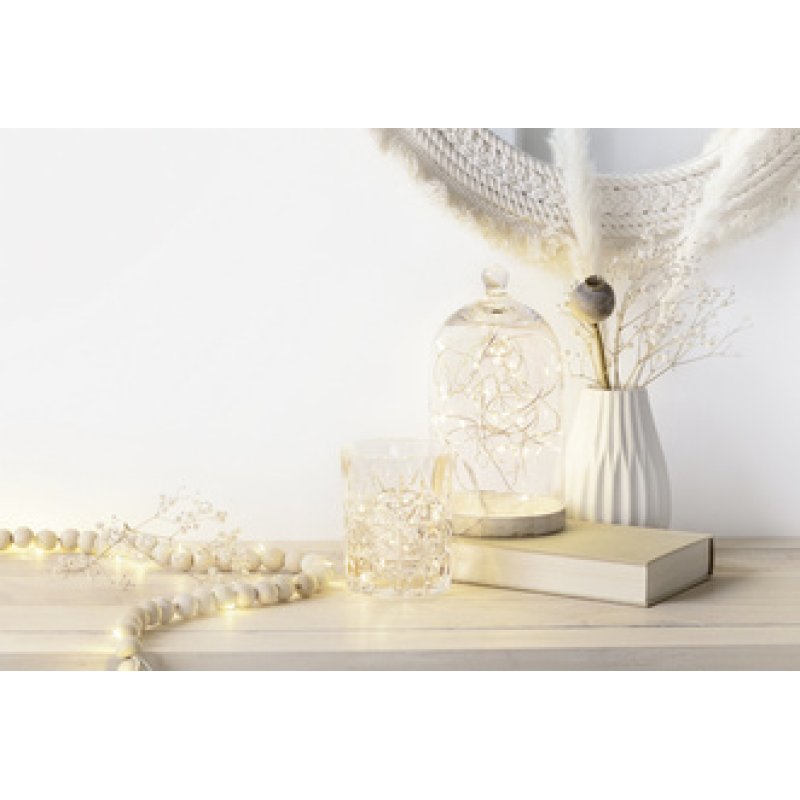 folia Guirlande lumineuse LED, fonctionne à pile, 20 LED