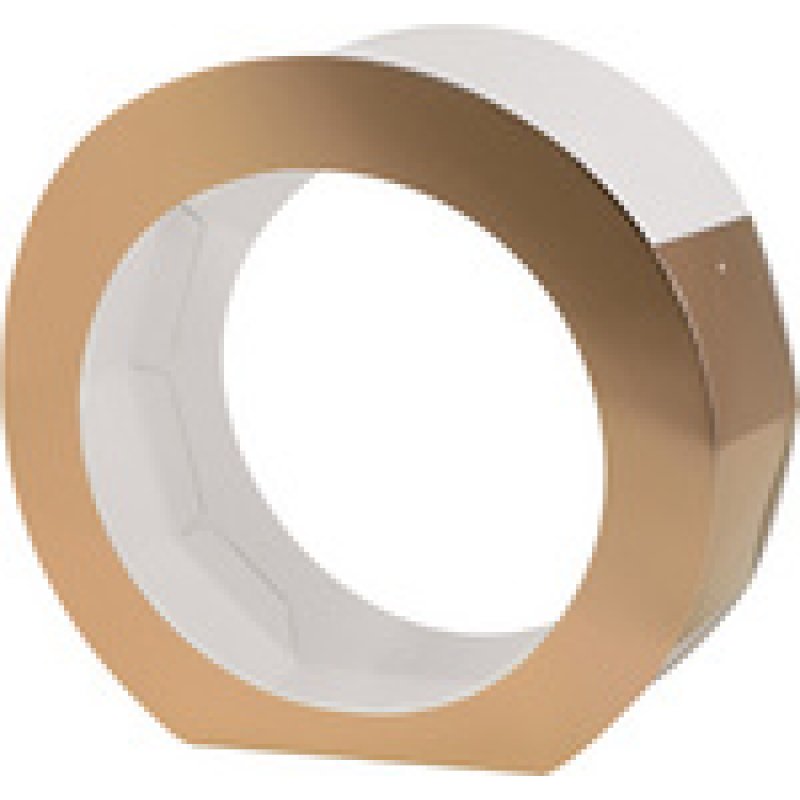 folia Pièces en carton métallisé pour lanterne, fuchsia