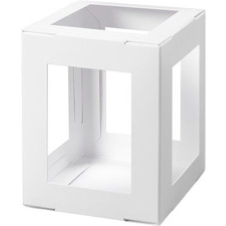 folia Pièces en carton pour lanterne, 135x135x180 mm, rouge