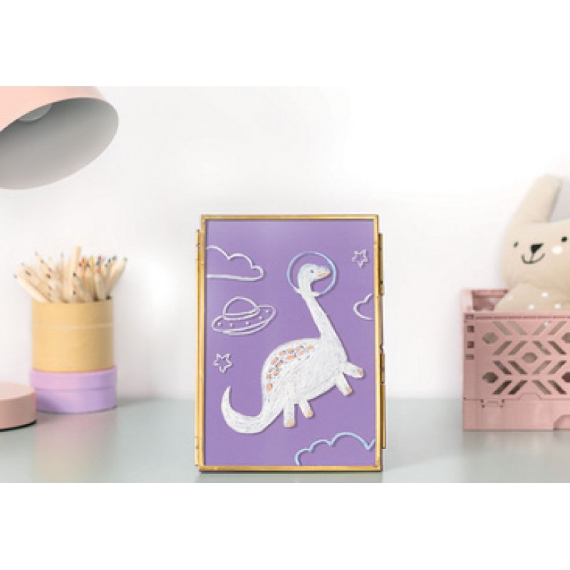 folia Kreidestifte-Set, weiß, 5er Etui