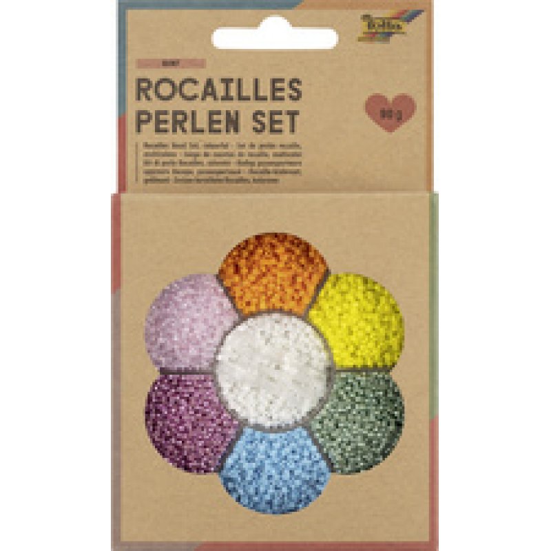 folia Set de perles de rocaille PASTEL