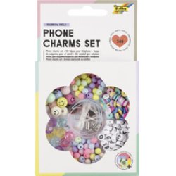 folia Kit de perles Phone Charms RAINBOW SMILE, 349 pièces