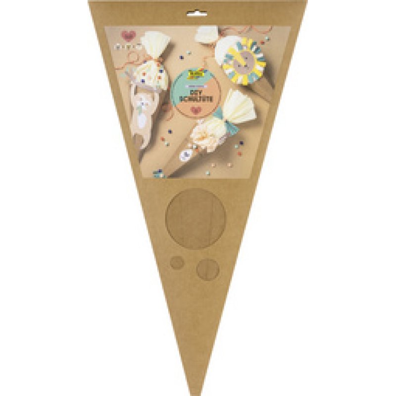 folia Schultüten-Bastelset SAFARI SCHOOL, 3 Motive