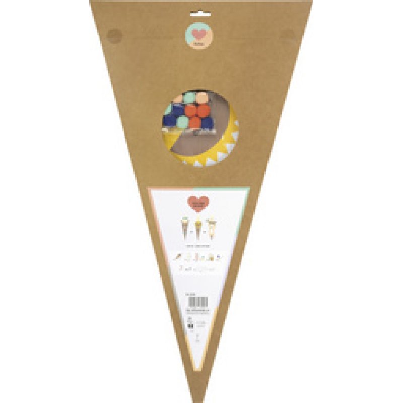 folia Schultüten-Bastelset SAFARI SCHOOL, 3 Motive