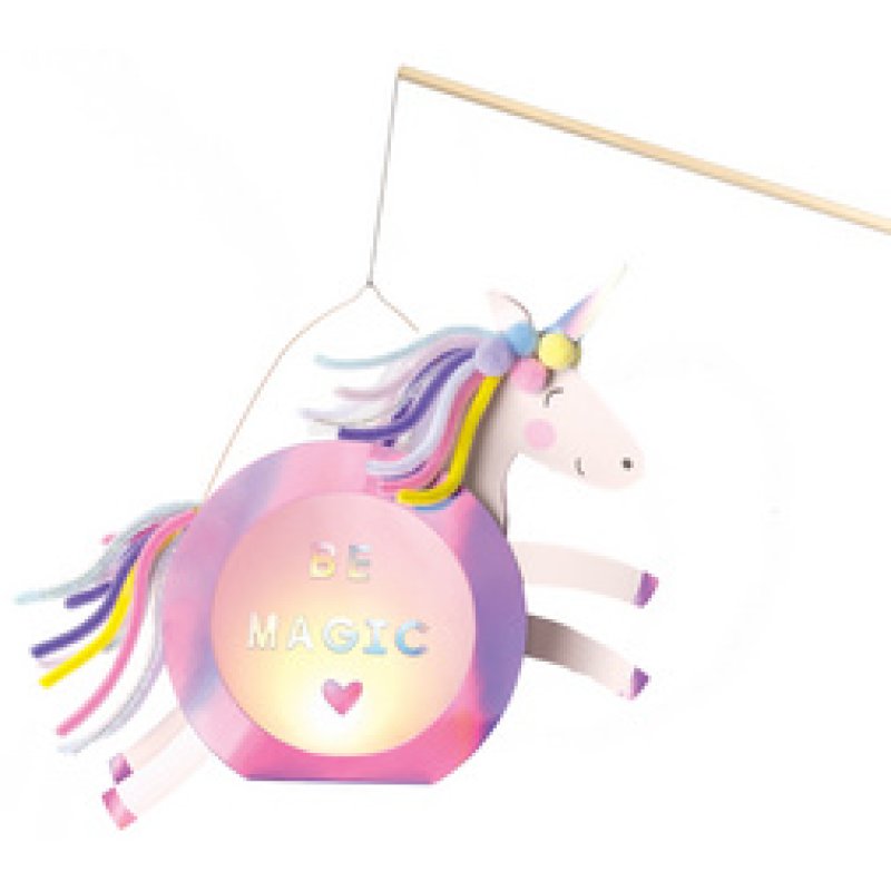 folia Kit de lanterne SWEET RAINBOW, rose irisé