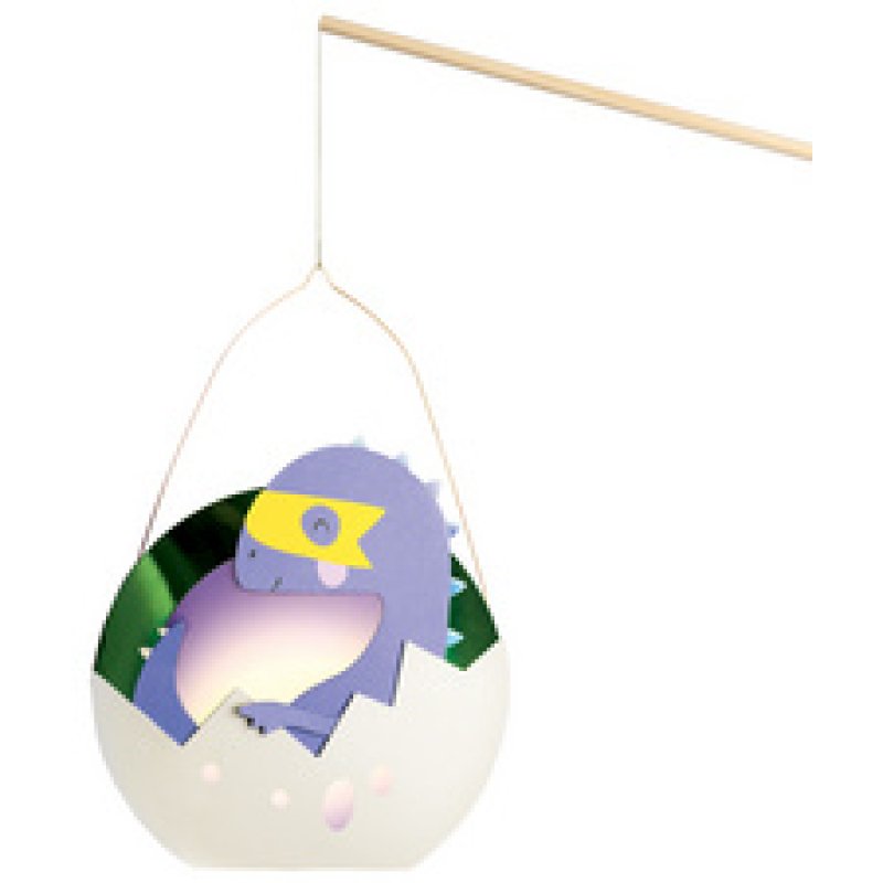 folia Kit de lanterne SUPERHERO DINOS, vert métallisé