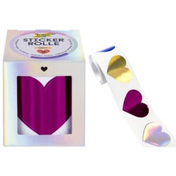 folia Sticker HEARTS, en rouleau, 3 m