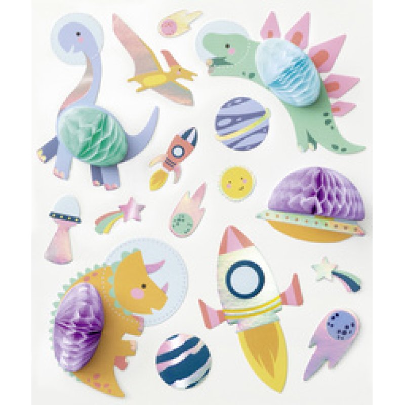 folia Sticker boule en papier JUNGLE