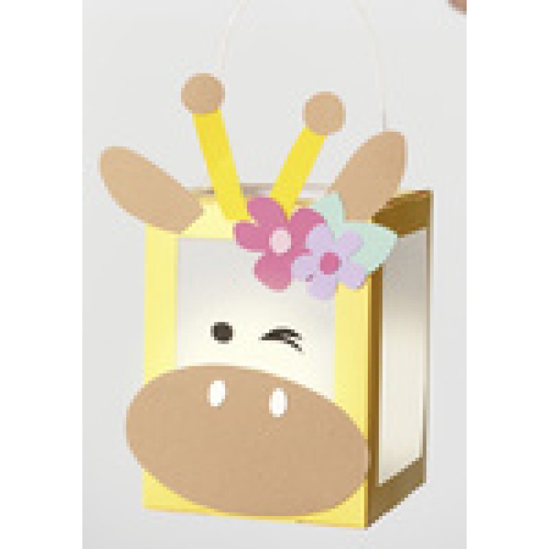 folia Laternen-Zuschnitt, eckig, 100x100x120 mm, sortiert