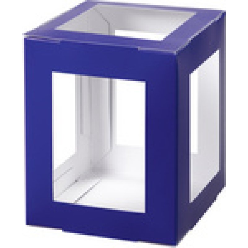 folia Laternen-Zuschnitt, eckig, 100x100x120 mm, sortiert