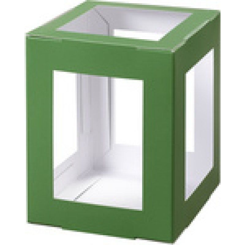 folia Laternen-Zuschnitt, eckig, 135x135x180 mm, sortiert