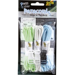 folia Set paracorde "GLOW IN THE DARK", couleurs assorties