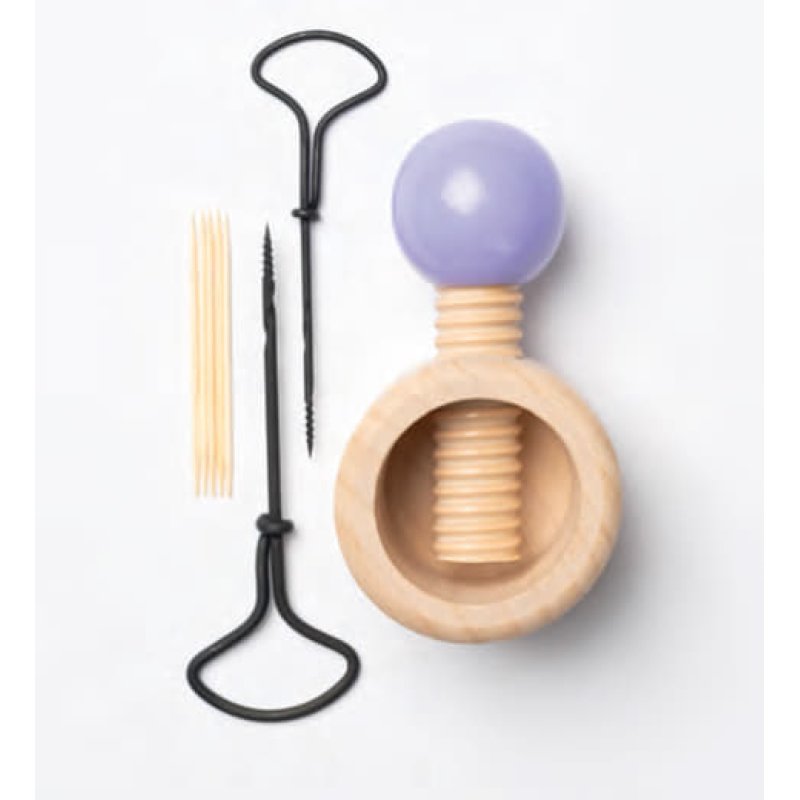 folia Kit de perçage de marrons, en bois, 103 pièces