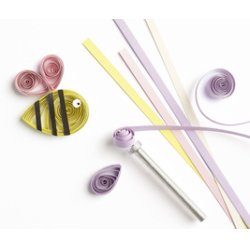 folia Bâtonnet à quilling, court, pointe 8 mm, en aluminium