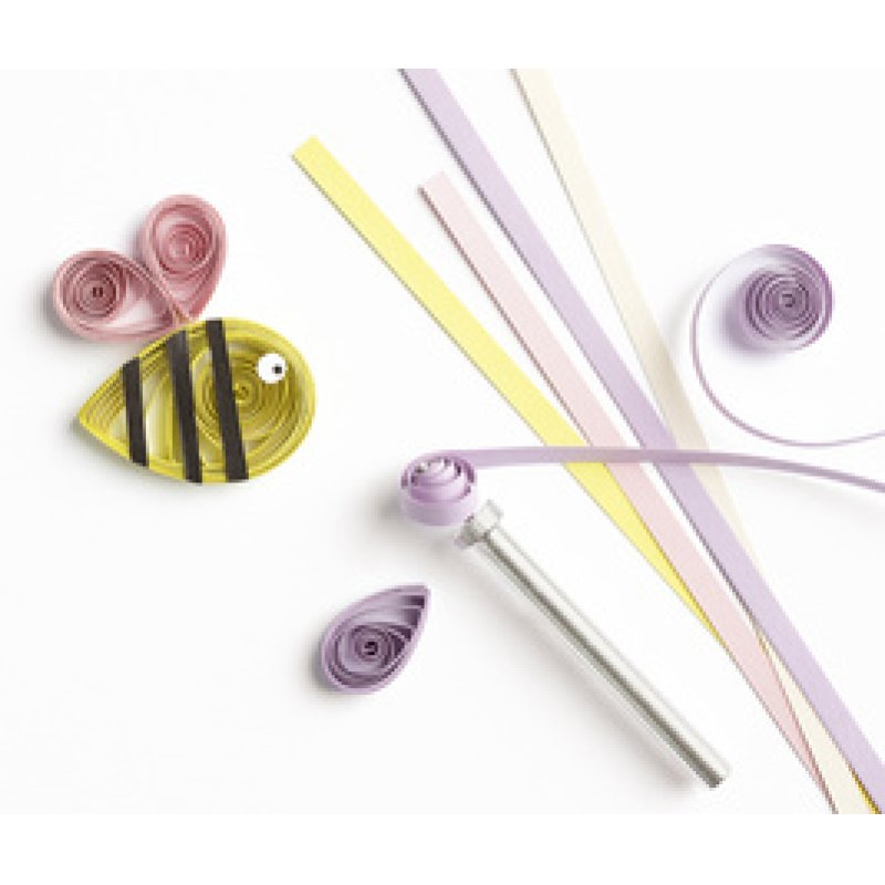 folia Bâtonnet à quilling, court, pointe 8 mm, en aluminium