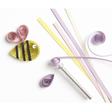 folia Bâtonnet à quilling, court, pointe 8 mm, en aluminium