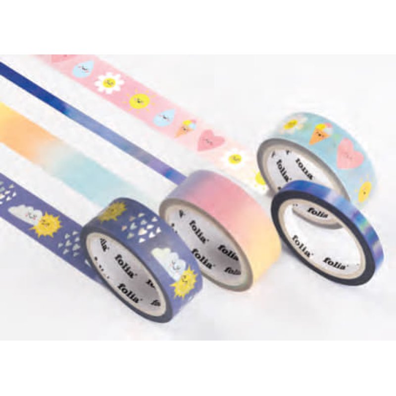 folia Ruban adhésif décoratif Washi-Tape HOTFOIL SUNNYSIDE