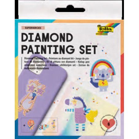 folia Set de diamond painting SUPERHEROES