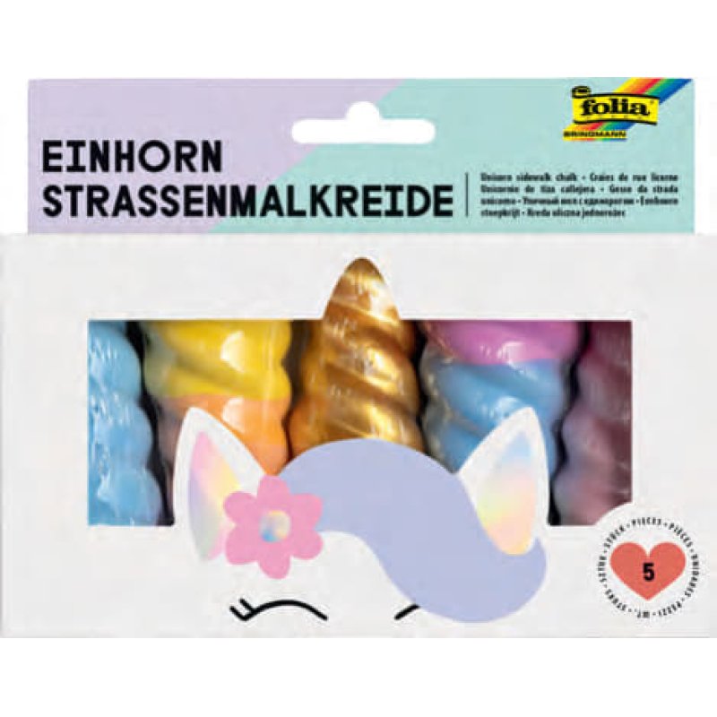 Folia 380509 sidewalk chalk 5 pc(s)