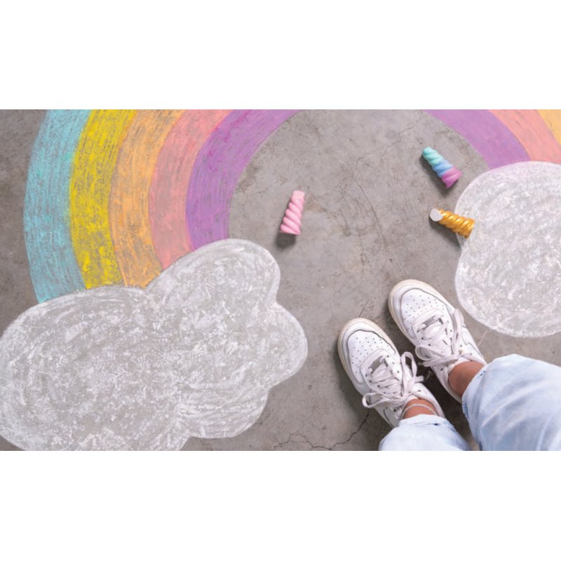 folia Craie de trottoir "licorne", assorti