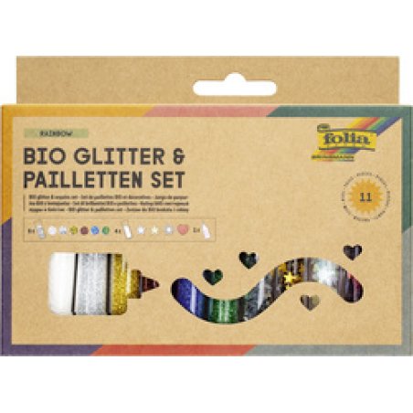 folia Set de paillettes BIO Rainbow