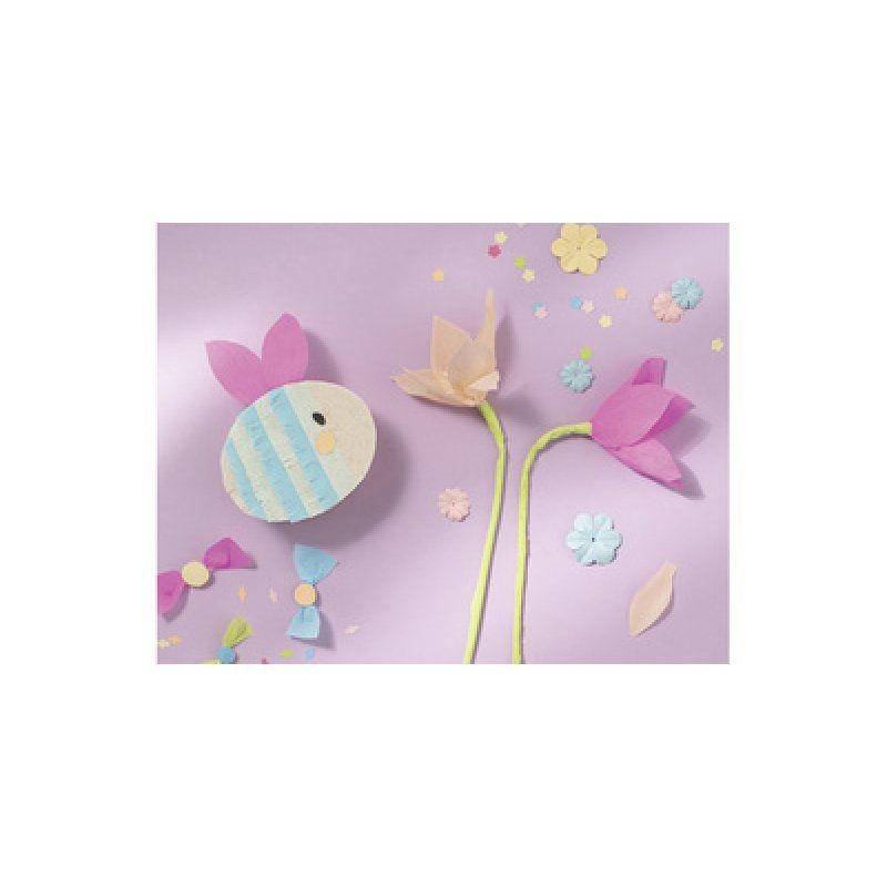 folia Papier crépon, 32 g/m2, pink