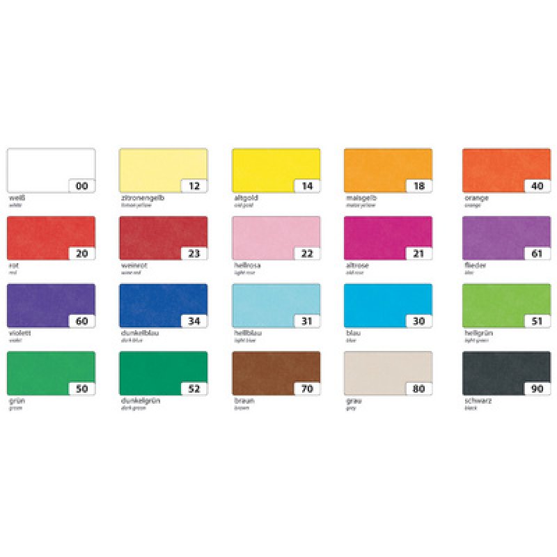 folia Rouleau de papier de soie, 500 x 700 mm, or vieux