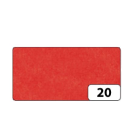 folia Rouleau de papier de soie, 500 x 700 mm, rouge