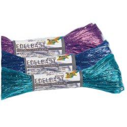 folia Raphia synthétique, bobine de 30 m, vert émeraude