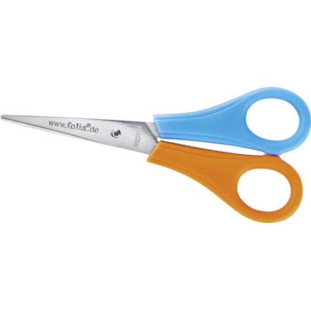 folia Ciseaux pour enfants, pointu, pour gauchers, 135 mm