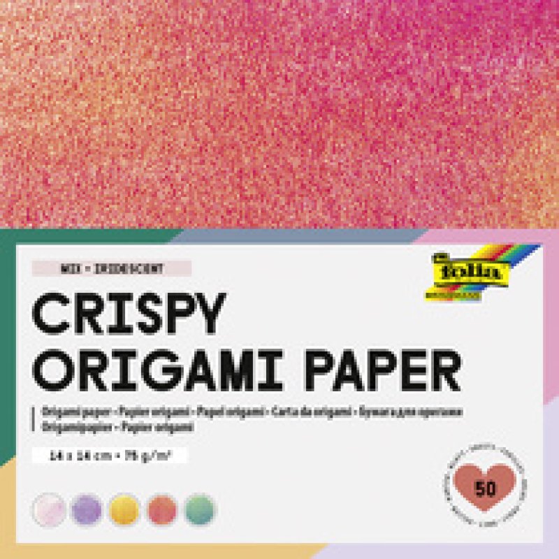 folia Feuille à plier Crispy Origami Paper, gaufrage points
