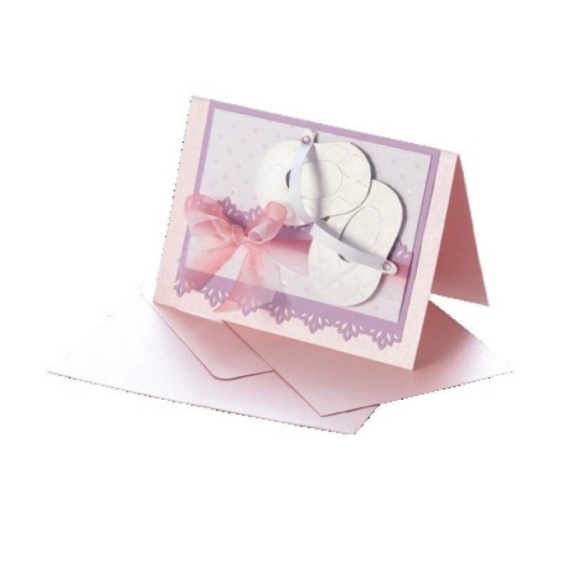 folia Kit de cartes pliantes, 105 x 150 mm, nacre pastel