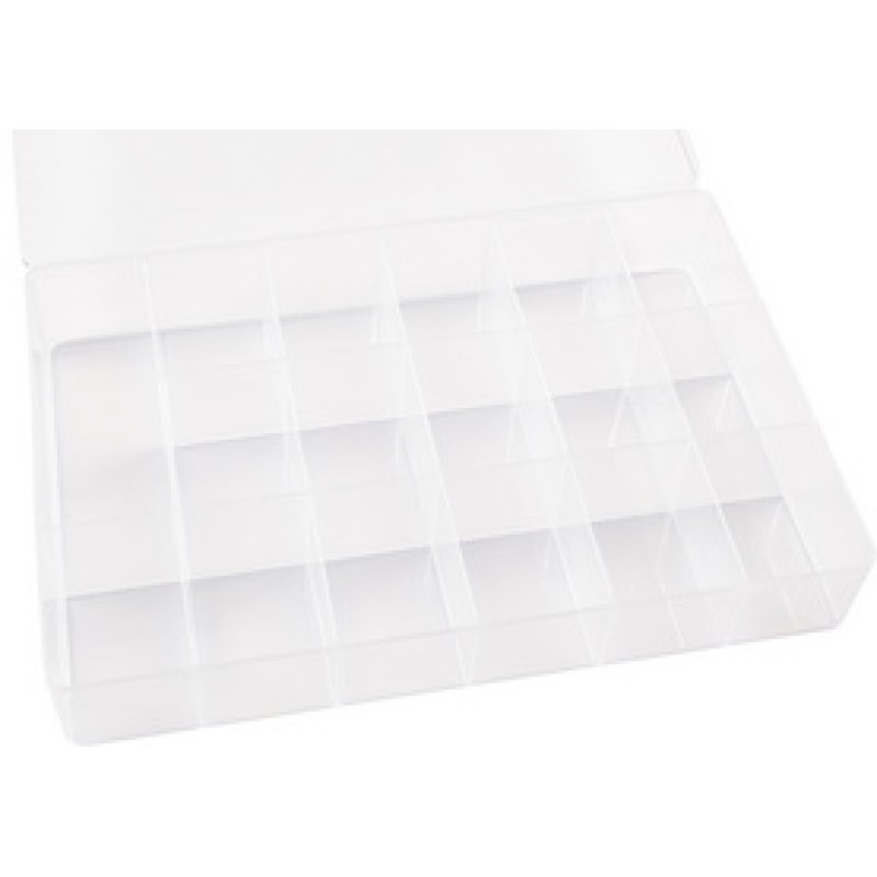 folia Boîte de rangement, PP, 17 compartiments, transparent