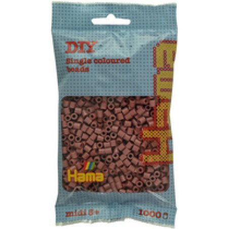 Hama Perles à repasser midi, sachet, marron ours en peluche