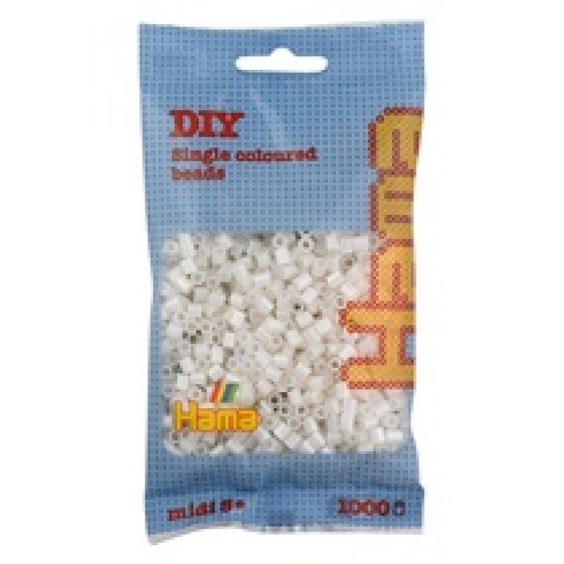 Hama Perles à repasser midi, dans un sachet, argent