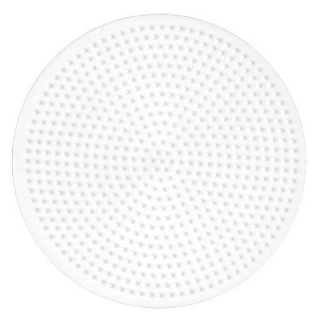 Hama Plaque pour perles midi "Grand cercle", blanc