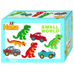 Hama Perles à repasser midi "Small World Auto", coffret