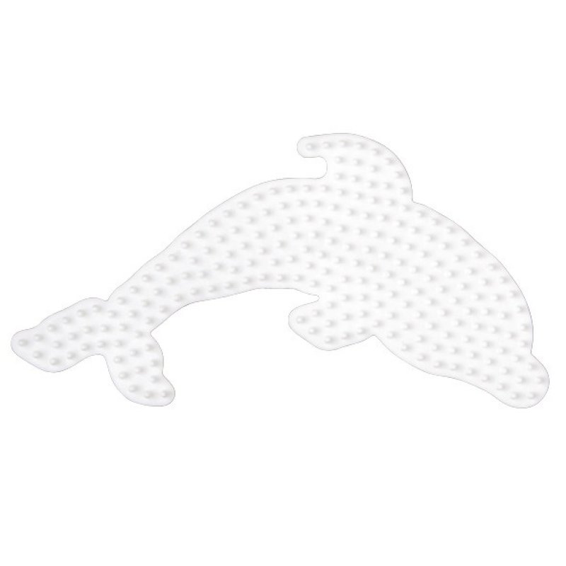Hama Plaque pour perles midi "Dauphin", blanc
