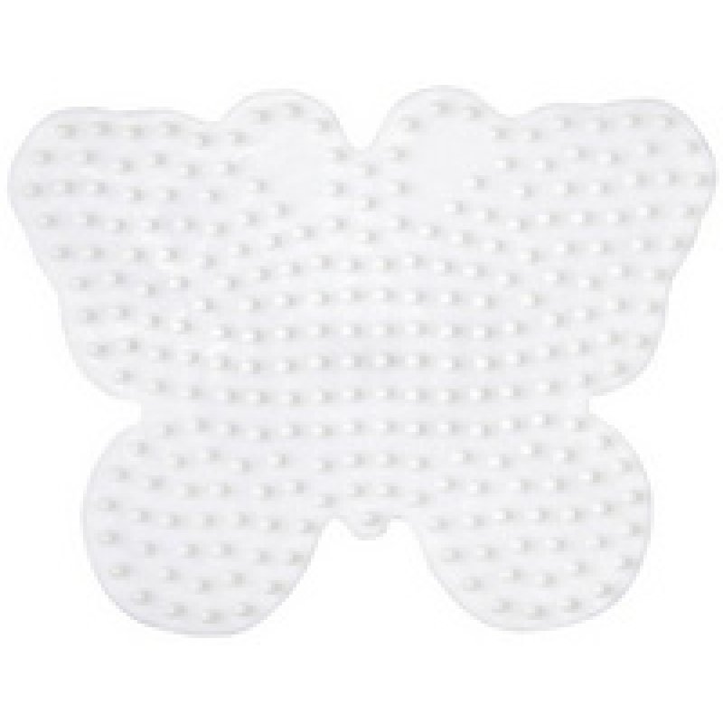 Hama Plaque pour perles midi "Souris", blanc