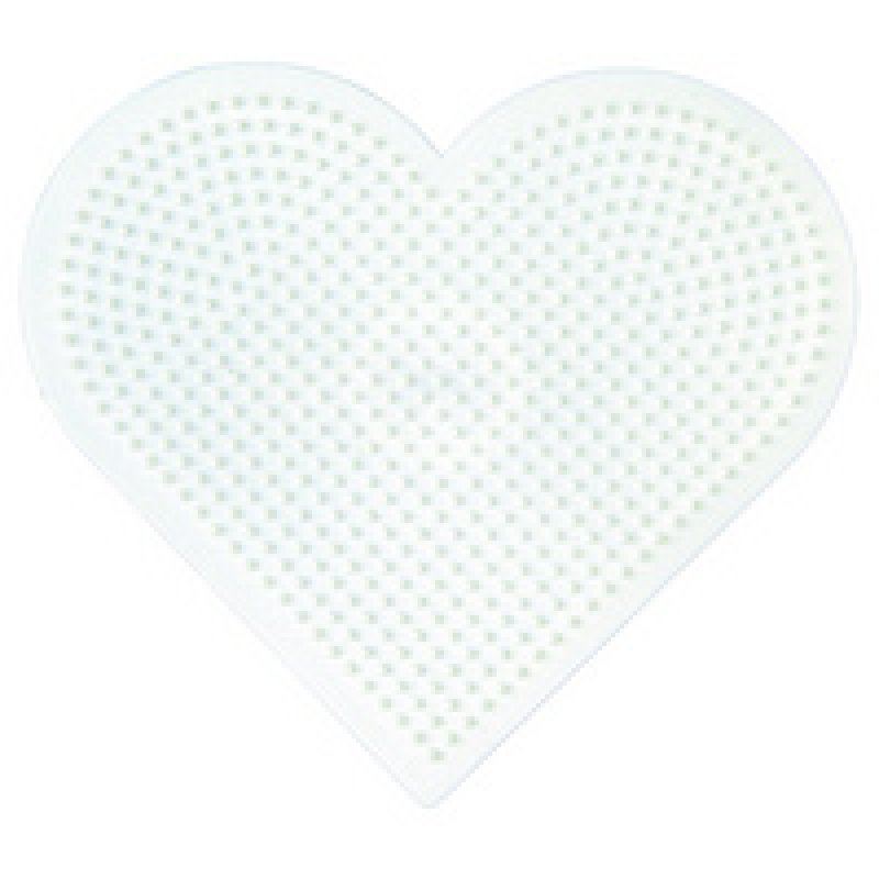 Hama Plaque pour perles midi "Hexagone", multiple, blanc