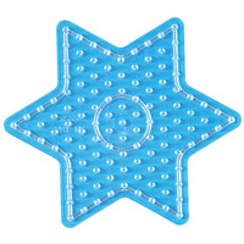 Hama Plaque pour perles à repasser "Etoile", transparent