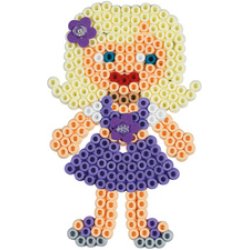 hama Perles à repasser midi "Poupée à habiller", coffret