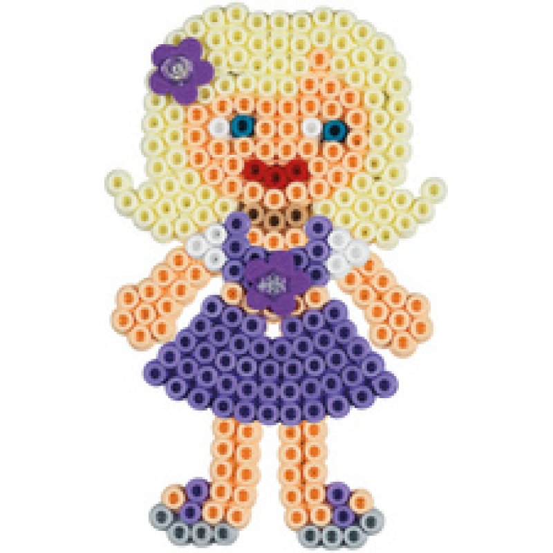 hama Perles à repasser midi "Poupée à habiller", coffret
