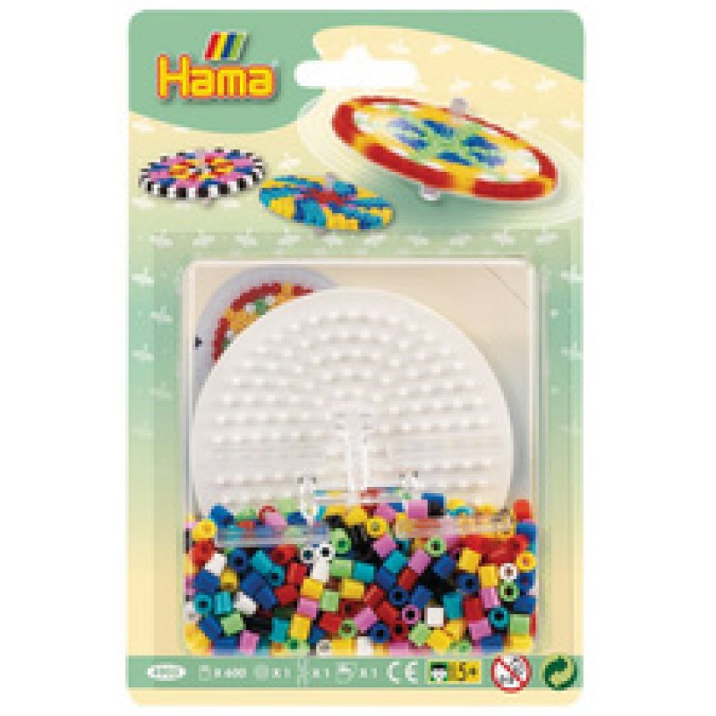 hama Perles à repasser midi "Rond-point", sous blister
