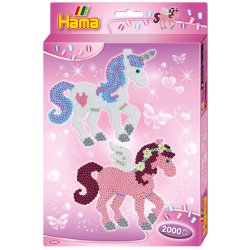 HAMA Perles à repasser midi "Chevaux imaginaires", coffret