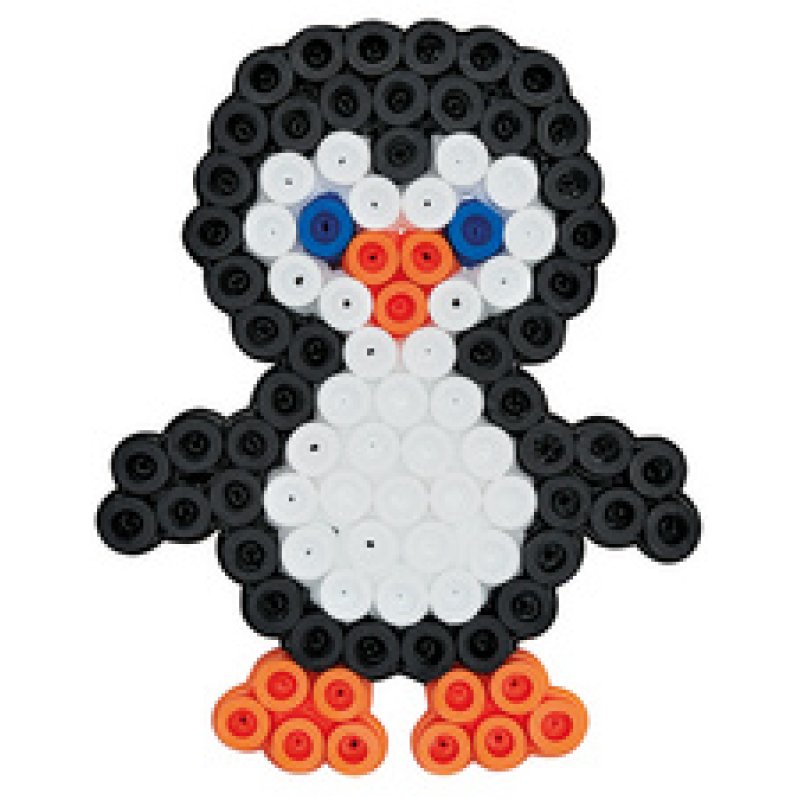HAMA Perles à repasser maxi "Pingouin", sous blister